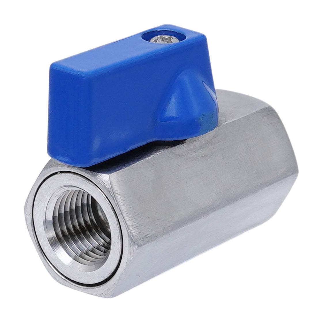 G 1'' F/F 2-Weg RVS Mini Kogelkraan 69 Bar PTFE - TamesonPRO 1113-100-F