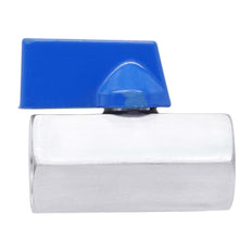 G 1/8'' F/F 2-Weg RVS Mini Kogelkraan 69 Bar PTFE - TamesonPRO 1113-018-F