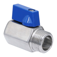 G 1/8'' M/F 2-Weg RVS Mini Kogelkraan 69 Bar PTFE - TamesonPRO 1113-018-MF