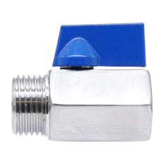 G 1/8'' M/F 2-Weg RVS Mini Kogelkraan 69 Bar PTFE - TamesonPRO 1113-018-MF
