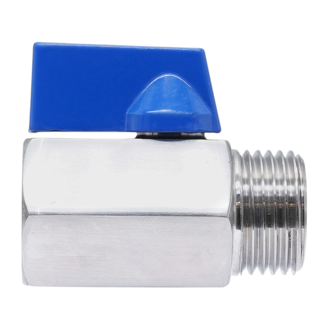 G 1/8'' M/F 2-Weg RVS Mini Kogelkraan 69 Bar PTFE - TamesonPRO 1113-018-MF