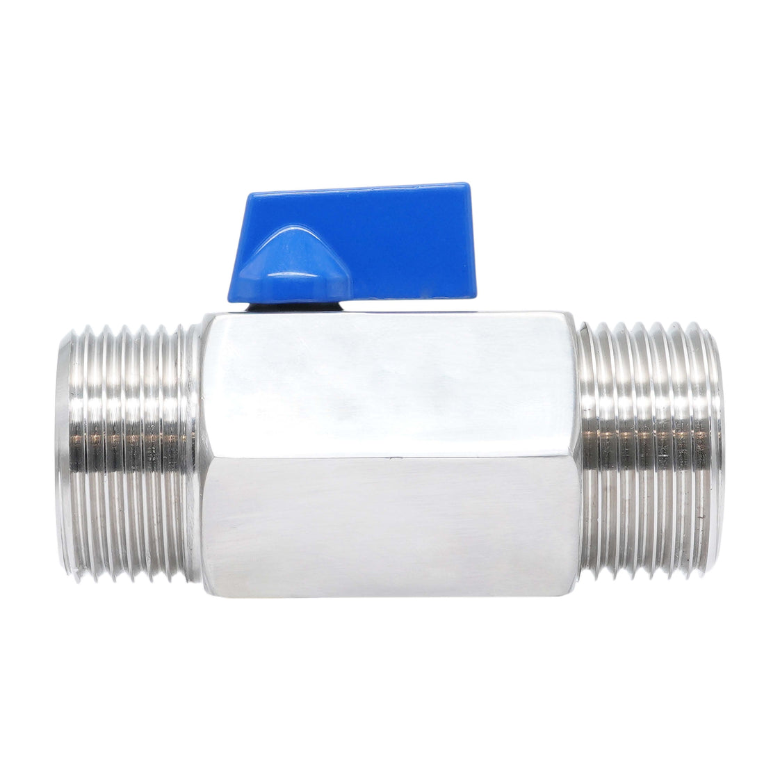 G 3/4'' M/M 2-Weg RVS Mini Kogelkraan 69 Bar PTFE - TamesonPRO 1113-034-M