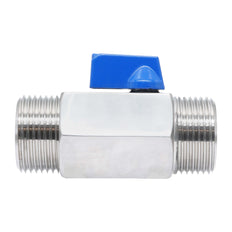 G 3/4'' M/M 2-Weg RVS Mini Kogelkraan 69 Bar PTFE - TamesonPRO 1113-034-M
