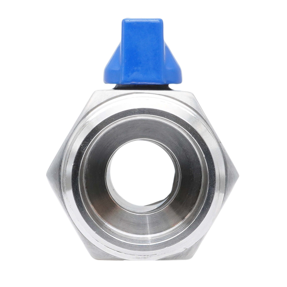 G 1/2'' M/M 2-Weg RVS Mini Kogelkraan 69 Bar PTFE - TamesonPRO 1113-012-M