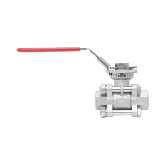 Rp 1/4'' 3-delig 2-weg Kogelkraan Van RVS 69 bar RTFE ISO-Top F03/F04 - TamesonPRO 1121-014