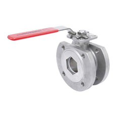 DN20 PN40 1-Stuk 2-Weg RVS Flens Kogelkraan PTFE ISO-Top F03 - TamesonPRO 1122-020