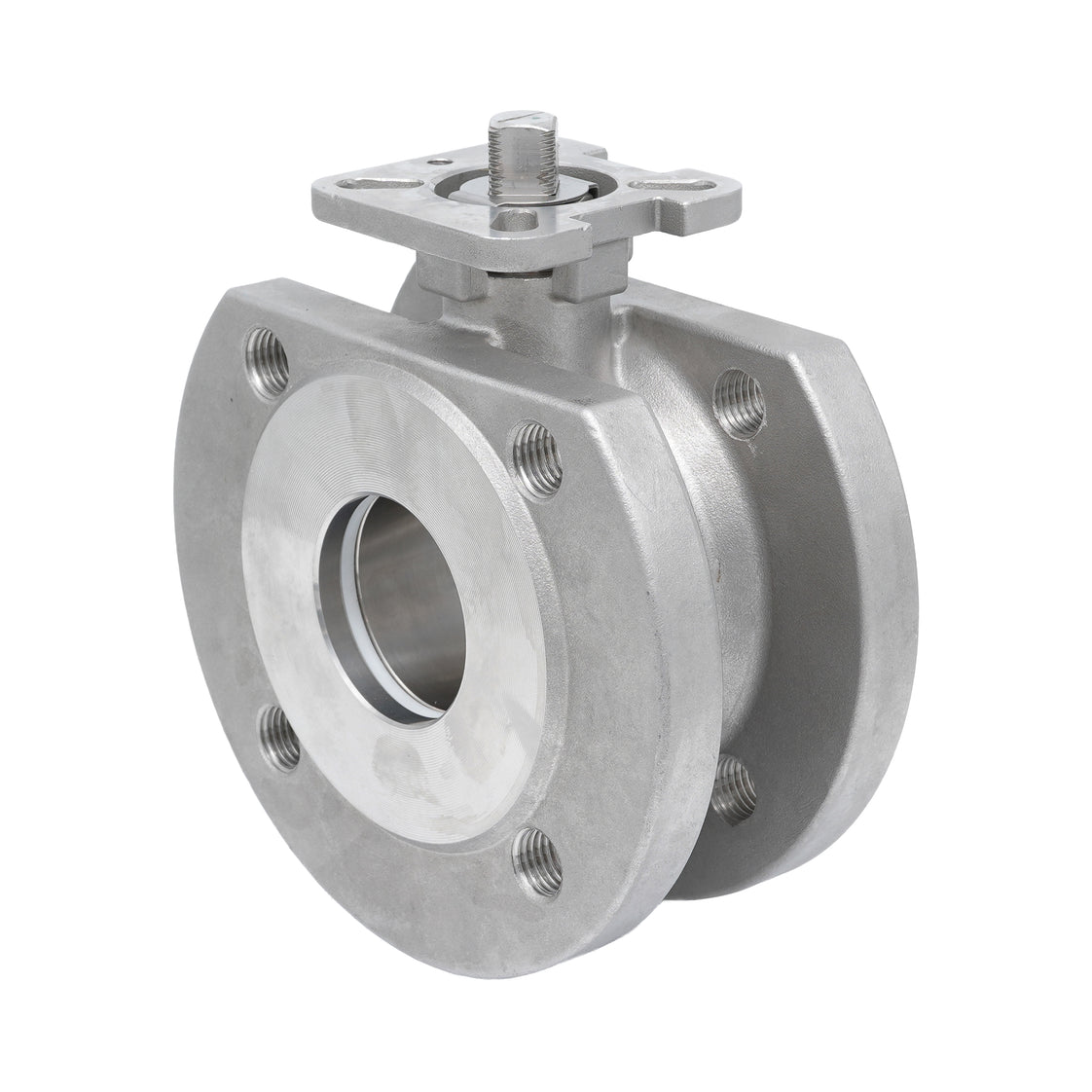DN20 PN40 1-Stuk 2-Weg RVS Flens Kogelkraan PTFE ISO-Top F03 - TamesonPRO 1122-020