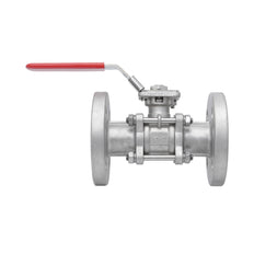 DN15 PN40 3-Delige 2-Weg RVS Flens Kogelkraan PTFE ISO-Top F03/F04 - TamesonPRO 1124-015