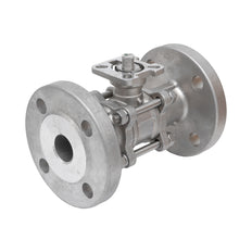 DN15 PN40 3-Delige 2-Weg RVS Flens Kogelkraan PTFE ISO-Top F03/F04 - TamesonPRO 1124-015