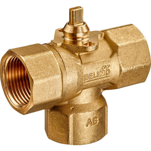 Belimo 3-Weg Kogelkraan Rp1/2 Kvs2.5 24VAC/DC 75s MP-Bus 1Nm IP40 C315Q-H/CQ24A-MPL