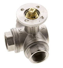 G3/4'' 3-Weg L-kogelkraan messing ISO-dop 40bar - BL3BAL