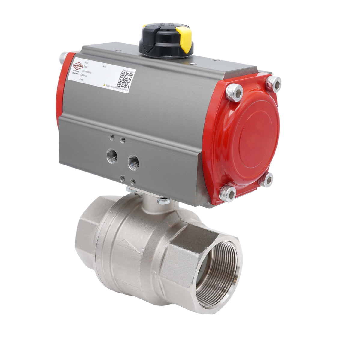 Pneumatische Kogelkraan G2'' Messing Dubbelwerkend