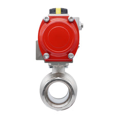 Pneumatische Kogelkraan G4'' Messing Veer-Openend