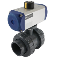 32mm 2-Weg PVC Pneumatische Kogelkraan Veeropenend - VDL