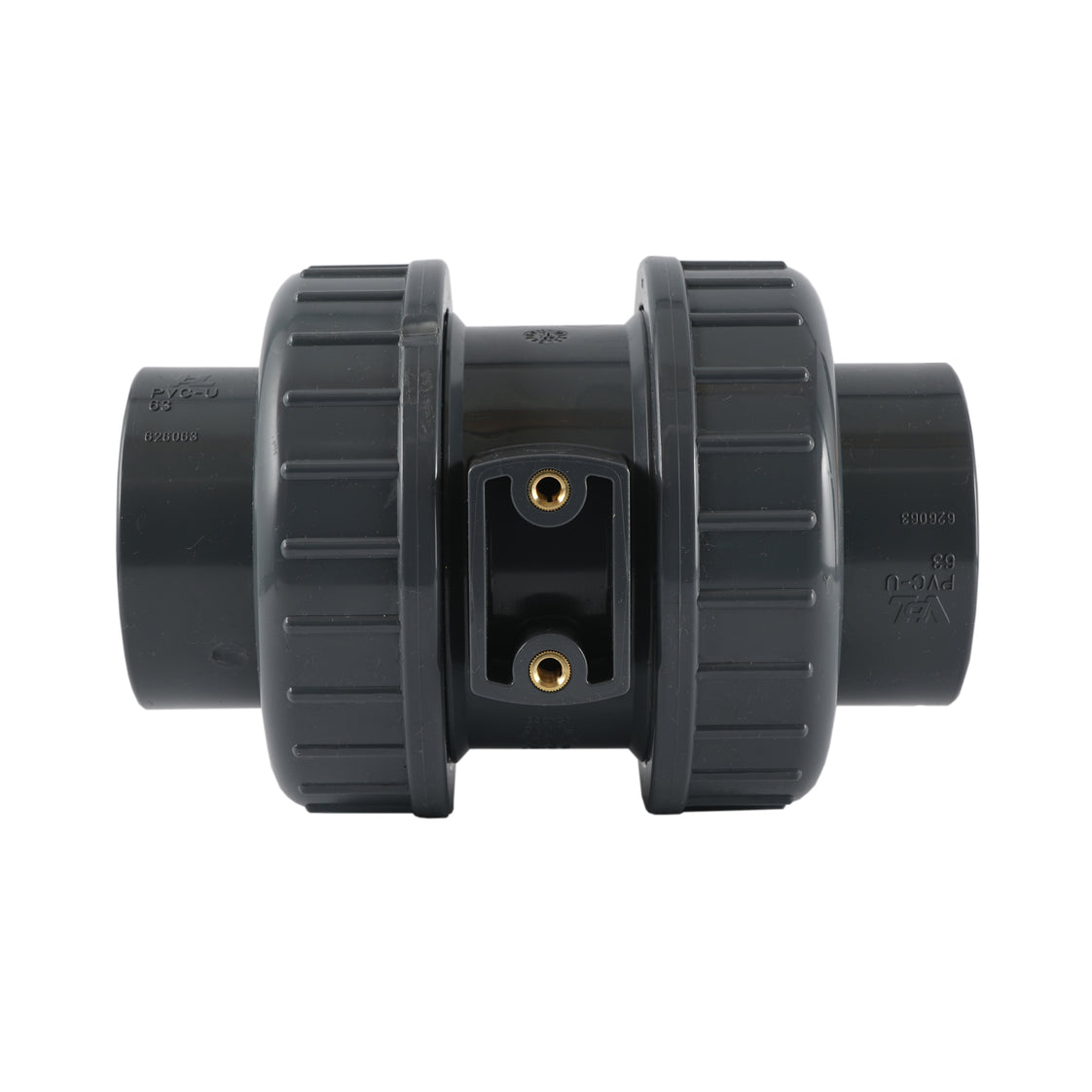 63mm 2-Weg PVC Pneumatische Kogelkraan Dubbelwerkend - VDL
