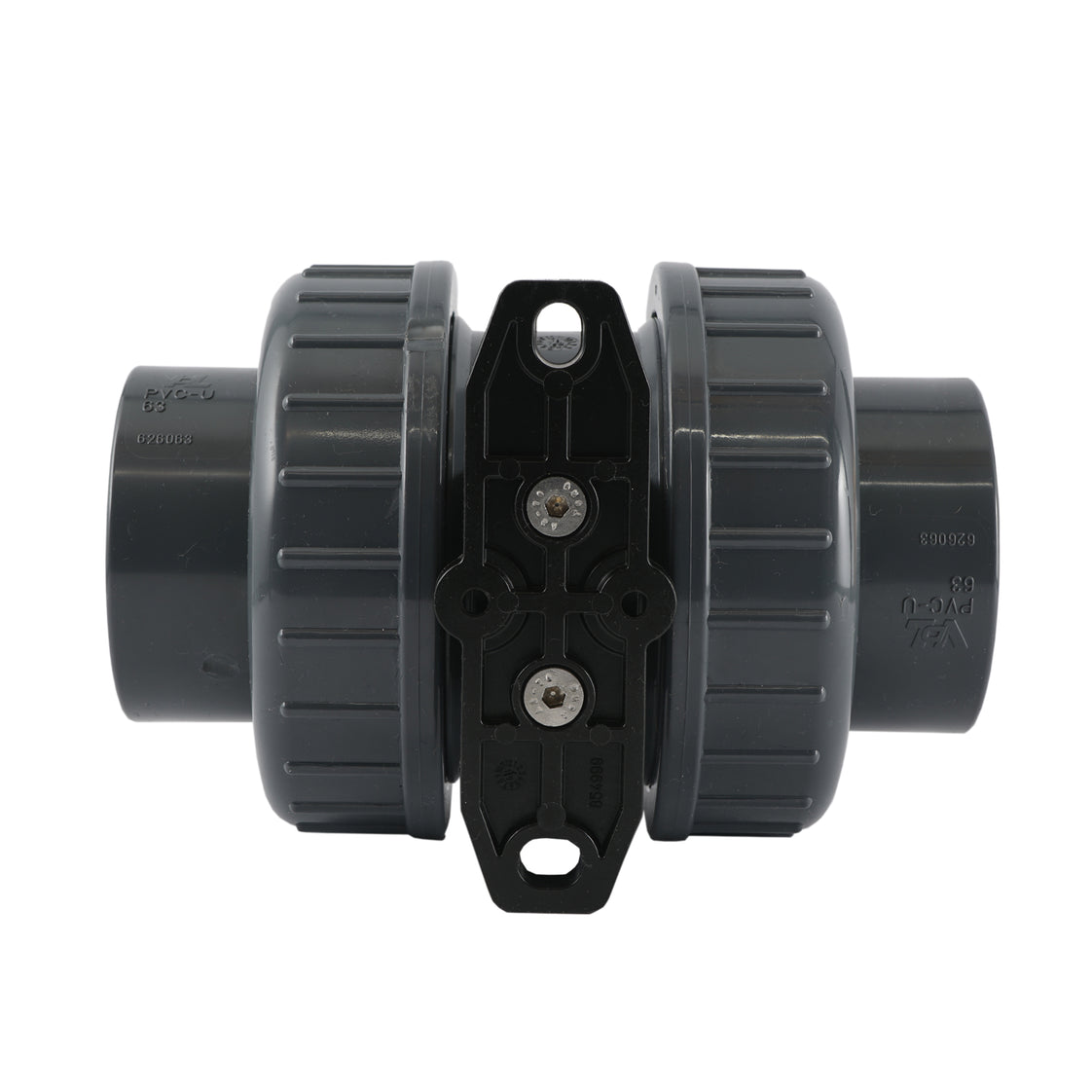63mm 2-Weg PVC Pneumatische Kogelkraan Dubbelwerkend - VDL