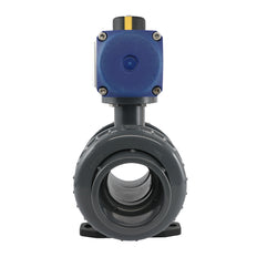 63mm 2-Weg PVC Pneumatische Kogelkraan Dubbelwerkend - VDL
