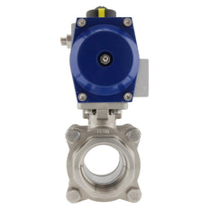 G1-1/2'' 2-weg RVS Pneumatische Kogelkraan Veergesloten - BL2SA3