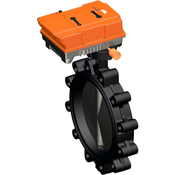 Belimo Vlinderklep DN250/PN16 Lug 24VAC/DC Modulerend GGG40 EPDM IP67 ISO 5211 2xSPDT BACnet 35s 160Nm D6250WL/PRCA-BAC-S2-T-250