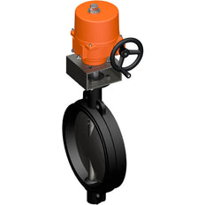 Belimo Vlinderklep DN400/PN16 Wafer 120-240VAC/DC 2&3-Punt GGG40 EPDM IP67 ISO 5211 Aansluitklem 38s 650Nm D6400N/SY6-230-3-T