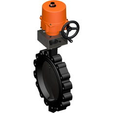 Belimo Vlinderklep DN400/PN16 Lug 120-240VAC/DC Modulerend GGG40 EPDM IP67 ISO 5211 MFT Terminals 32s 650Nm D6400NL/SY6-230-MF-T