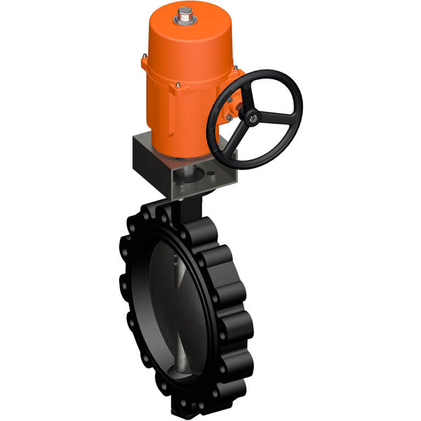 Belimo Vlinderklep DN500/PN16 Lug 120-240VAC/DC Modulerend GGG40 EPDM IP67 ISO 5211 MFT Aansluitklem 55s 1500Nm D6500NL/SY8-230A-MF-T