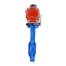 Pneumatische Vlinderklep DN100 (4 Inch) Lug Gietijzer RVS EPDM Dubbelwerkend