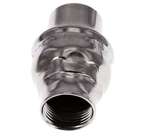 G3/4'' RVS 316 Terugslagklep PTFE 0.03-16bar (0.44-232psi)