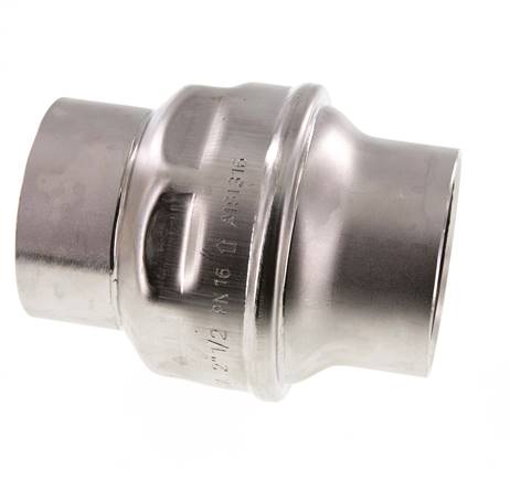 G2 1/2'' RVS 316 Terugslagklep FEP 0.03-16bar (0.44-232psi)