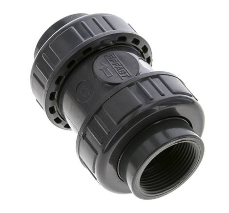 PVC Terugslagklep Rp 1 1/4'' 0.012-16bar (0.17-232psi)