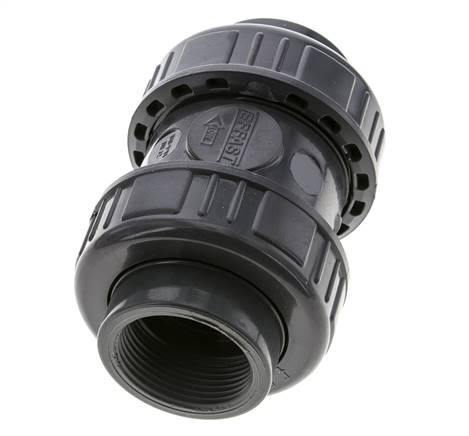 PVC Terugslagklep Rp 1 1/4'' 0.012-16bar (0.17-232psi)