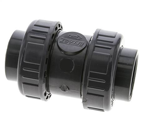 PVC Terugslagklep Rp 1 1/4'' 0.012-16bar (0.17-232psi)