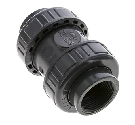 PVC Terugslagklep Rp 1 1/4'' 0.012-16bar (0.17-232psi)