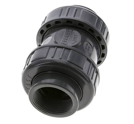 PVC Terugslagklep Rp 1 1/4'' 0.012-16bar (0.17-232psi)