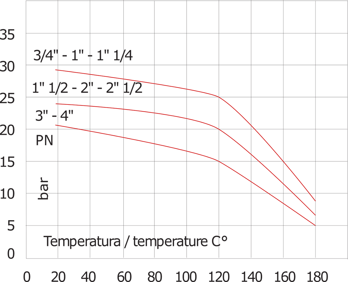 G4'' RVS 316 Terugslagklep FEP 0.03-16bar (0.44-232psi)