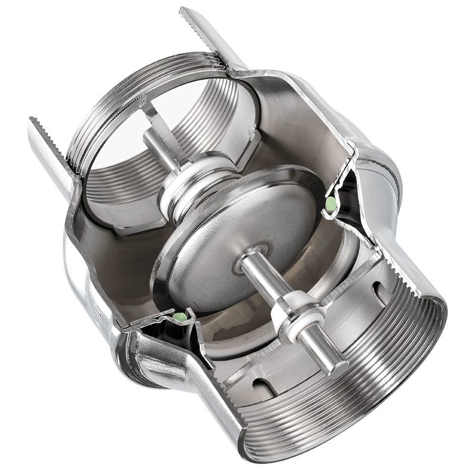 G3'' RVS 316 Terugslagklep FEP 0.03-16bar (0.44-232psi)