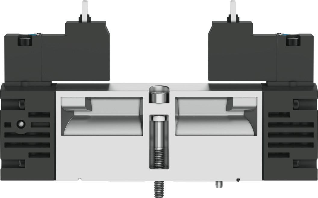 Festo 2x3/2 NO/NC Monostabiel Lucht Magneetventiel Bouwgrootte 26mm ISO 15407-1 900l/min - 547152