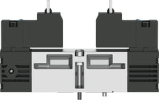 Festo 2x3/2 NC Monostabiel Lucht Magneetventiel Bouwgrootte 18mm ISO 15407-1 400l/min - 547129