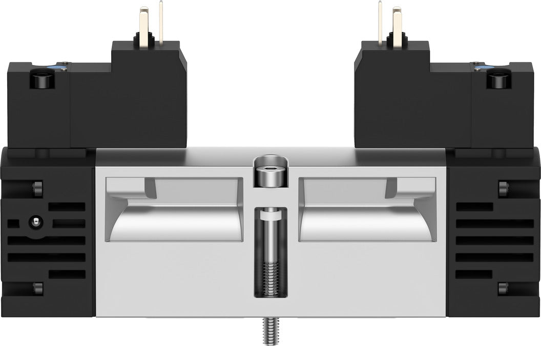 Festo 5/3 Geperst Lucht Magneetventiel Bouwgrootte 18mm ISO 15407-1 450l/min - 547203