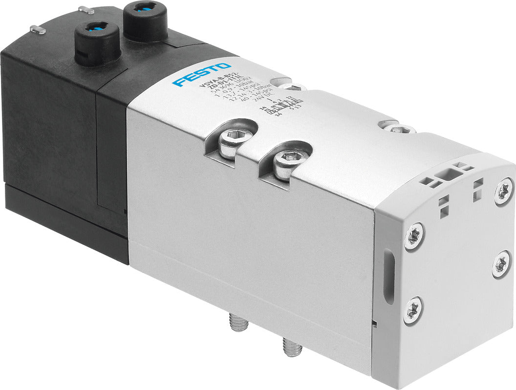 Festo 2x3/2 NO Monostabiel Lucht Magneetventiel Bouwgrootte 1 ISO 5599-2 1200l/min - 8034770