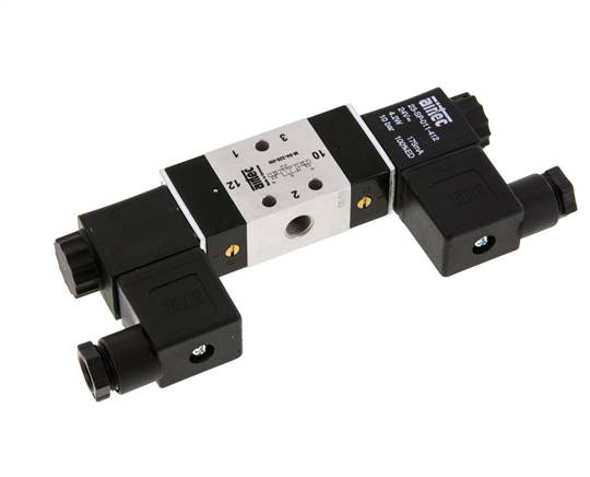 3/2 G1/8'' Bi-Stabiel Magneetventiel 24V AC 2.5-10bar/35.0-140psi Airtec