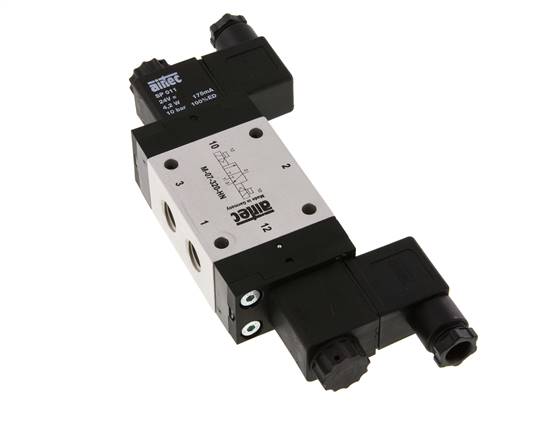 3/2 G1/4'' Bi-Stabiel Magneetventiel 24V AC 1.5-10bar/21.0-140psi Airtec