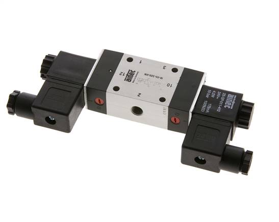 3/2 G1/8'' Bi-Stabiel Magneetventiel 12V DC 2-10bar/28-140psi Airtec