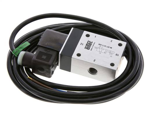 3/2 G1/4'' NC Magneetventiel 230V AC ATEX 2.5-10bar/35.0-140psi Airtec