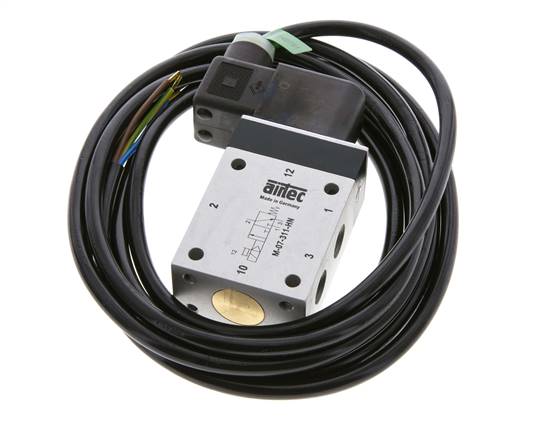 3/2 G1/4'' NC Magneetventiel 230V AC ATEX 2.5-10bar/35.0-140psi Airtec