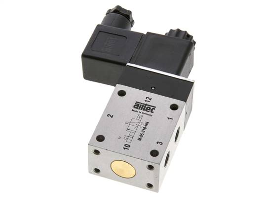 3/2 G1/8'' NO Magneetventiel 24V AC 2-10bar/28-140psi Airtec