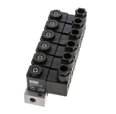 6x3/2 G1/8'' NC Magneetventiel 24V DC -0.95-10bar/-13.2-140psi Airtec