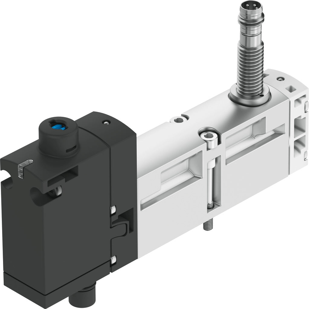 Festo 5/2 Monostabiel Lucht Magneetventiel Bouwgrootte 18mm ISO 15407-2 550l/min - 8033497