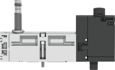 Festo 5/2 Monostabiel Lucht Magneetventiel Bouwgrootte 18mm ISO 15407-2 550l/min - 8033497