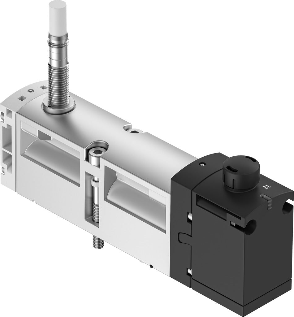 Festo 5/2 Monostabiel Lucht Magneetventiel Bouwgrootte 26mm ISO 15407-2 1100l/min - 8033072